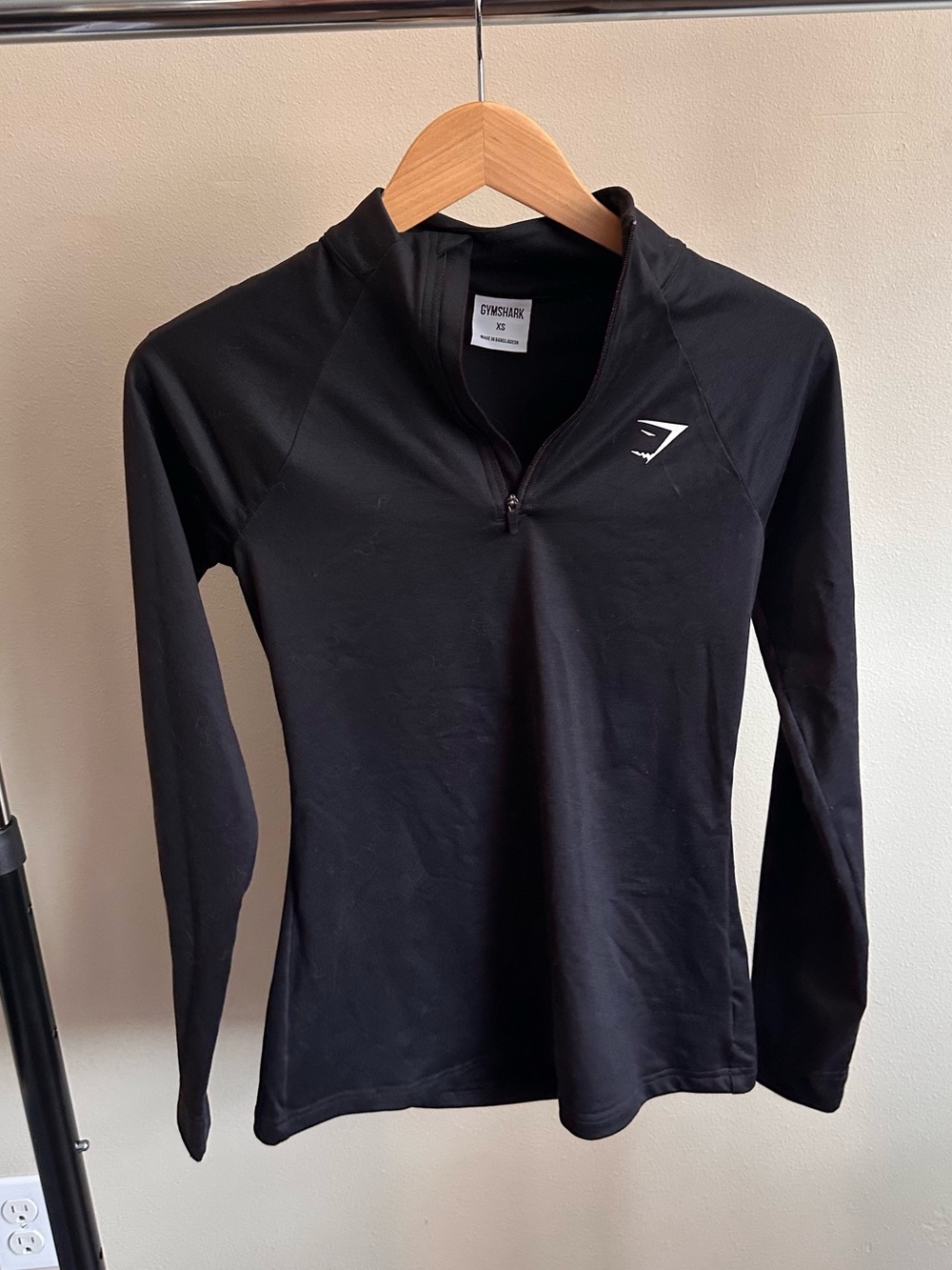 Gymshark Long sleeve 3/4 zip